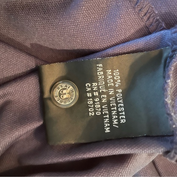 Pebble Beach Performance Men's Blue Polo Shirt size XL - Picture 6 of 7